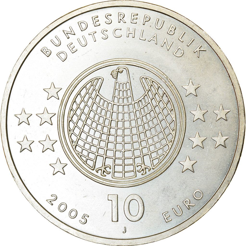 Bundesrepublik Deutschland, 10 Euro, 2005, UNZ, Silber, KM:238