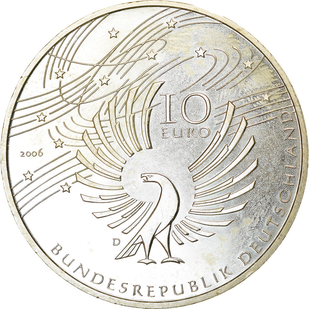 GERMANIA - REPUBBLICA FEDERALE, 10 Euro, 2006, SPL, Argento, KM:248