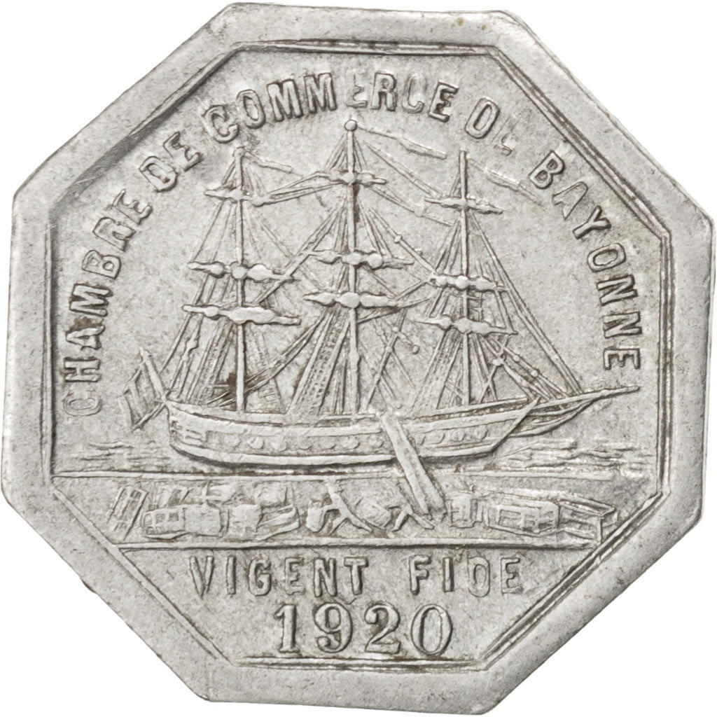 France, 25 Centimes, 1920, EF(40-45), Aluminium, Elie #10.4, 1.07