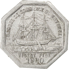France, 25 Centimes, 1920, EF(40-45), Aluminium, Elie #10.4, 1.07