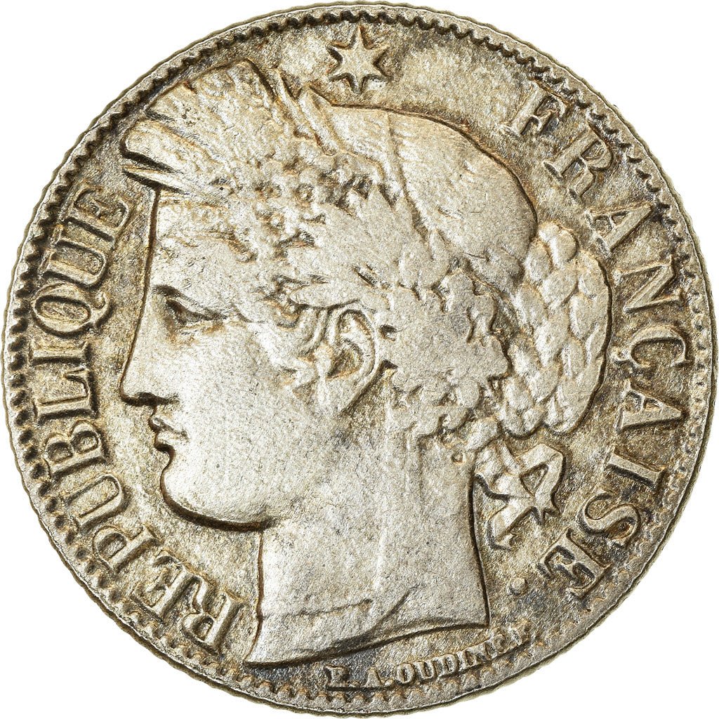 Moneta, Francia, Cérès, Franc, 1888, Paris, BB, Argento, KM:822.1