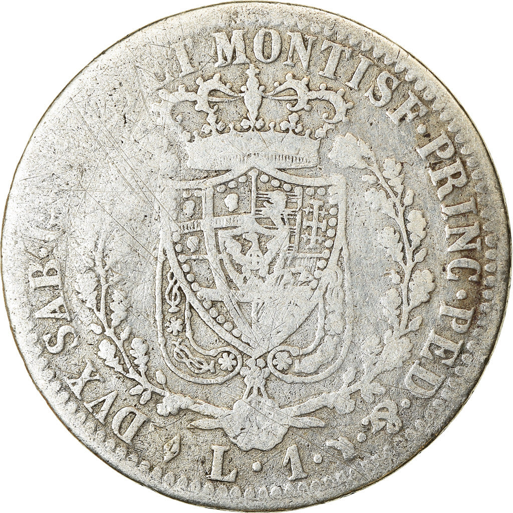 Munten, Italiaanse staten, SARDINIA, Carlo Felice, Lira, 1827, Torino, FR+