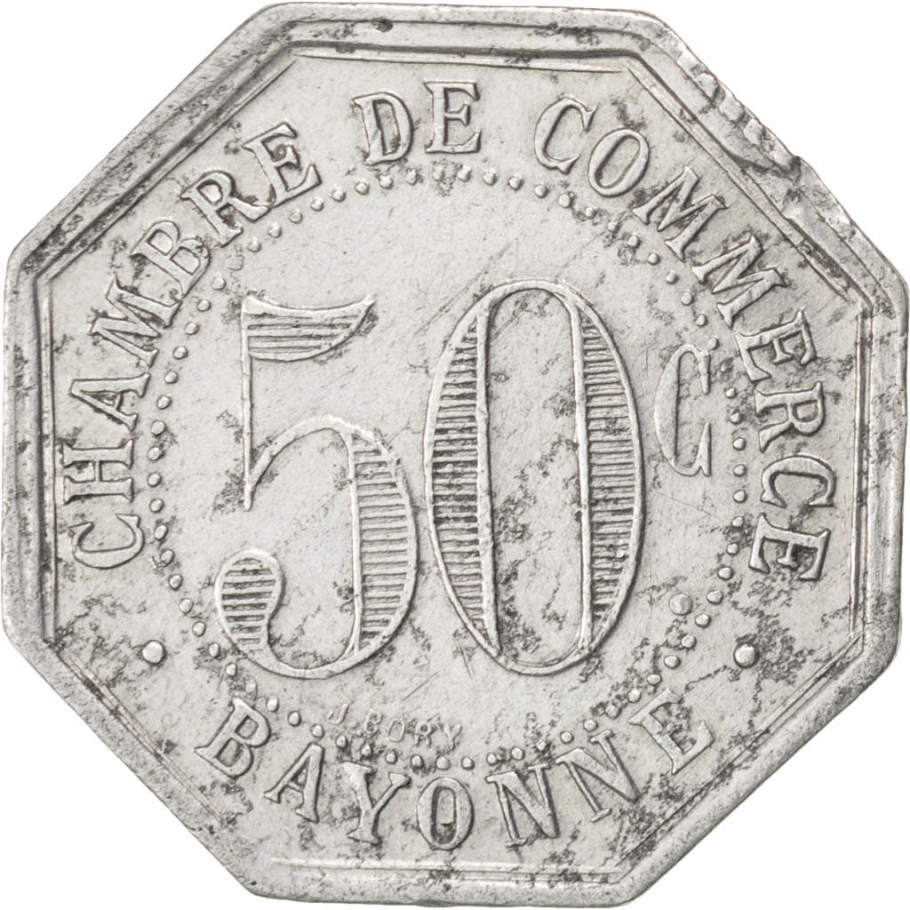 Moneta, Francia, 50 Centimes, 1920, MB+, Alluminio, Elie:10.5