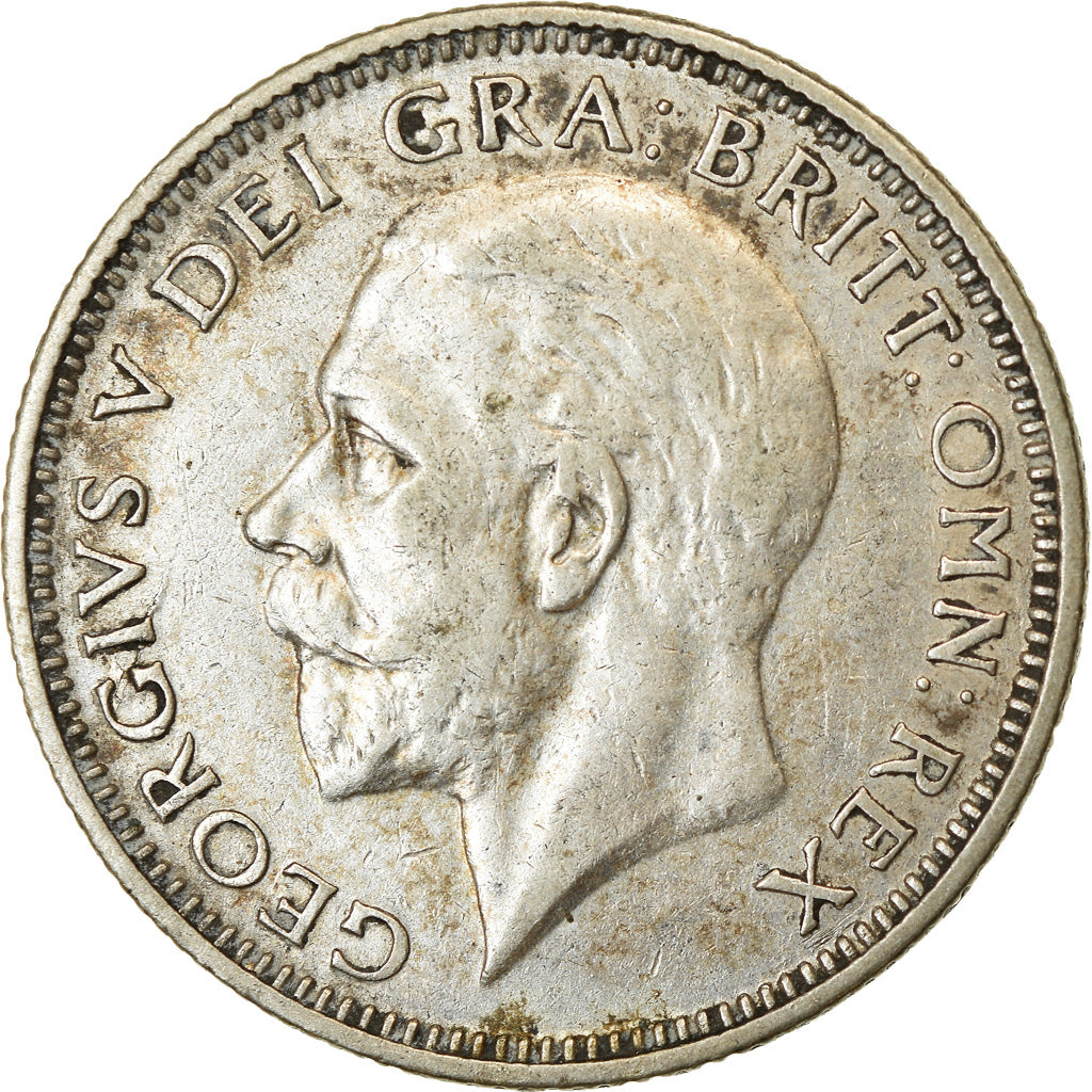 Münze, Großbritannien, George V, Shilling, 1927, SS+, Silber, KM:833