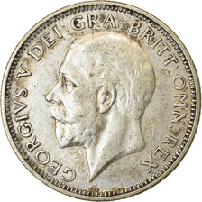 Münze, Großbritannien, George V, Shilling, 1927, SS+, Silber, KM:833