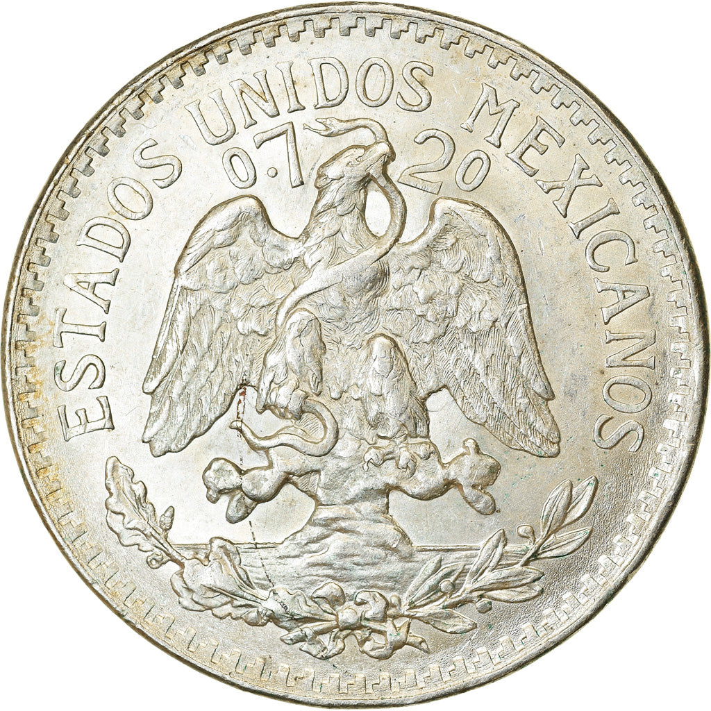 Moneda, México, 50 Centavos, 1939, Mexico City, EBC, Plata, KM:447