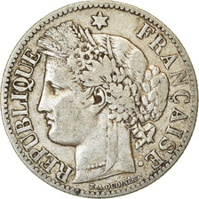 Monnaie, France, Cérès, 2 Francs, 1881, Paris, TB+, Argent, KM:817.1, Le
