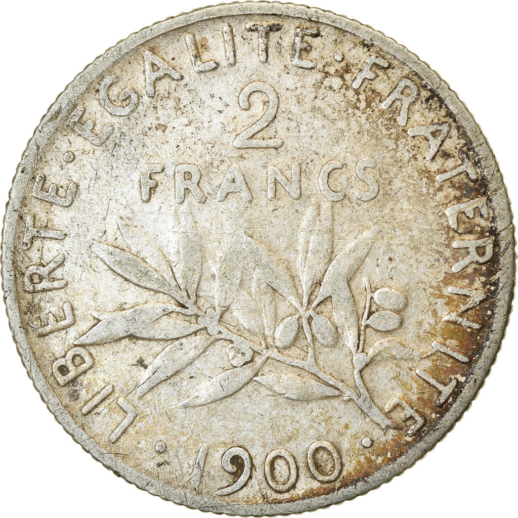 Monnaie, France, Semeuse, 2 Francs, 1900, Paris, TB+, Argent, KM:845.1