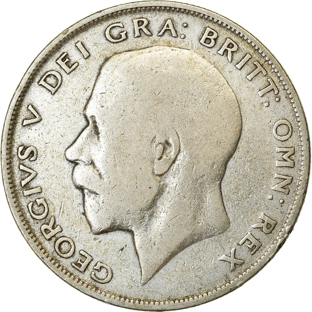 Moneta, Gran Bretagna, George V, 1/2 Crown, 1923, MB, Argento, KM:818.2