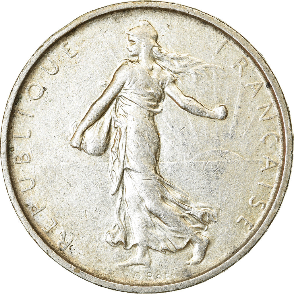 Moneta, Francia, Semeuse, 5 Francs, 1967, Paris, BB, Argento, KM:926