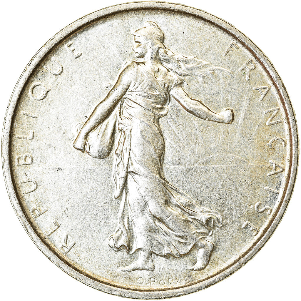 Münze, Frankreich, Semeuse, 5 Francs, 1968, Paris, SS+, Silber, KM:926