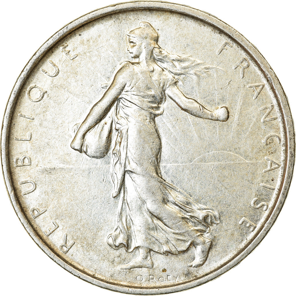 Münze, Frankreich, Semeuse, 5 Francs, 1968, Paris, SS+, Silber, KM:926