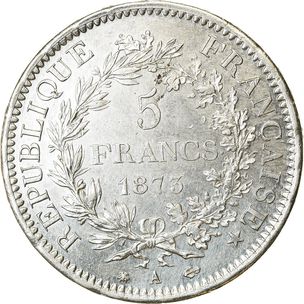Monnaie, France, Hercule, 5 Francs, 1873, Paris, SUP, Argent, Gadoury:745a