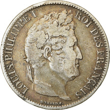 Moneda, Francia, Louis-Philippe, 5 Francs, 1831, Toulouse, Tranche en creux