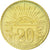 Monnaie, France, 20 Centimes, TTB, Laiton, Elie:10.2