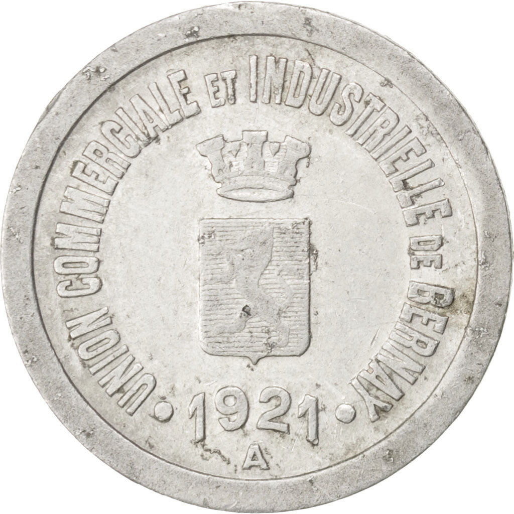 France, 10 Centimes, 1921, EF(40-45), Aluminium, Elie #20.2, 1.58