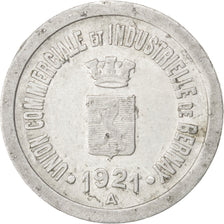 France, 10 Centimes, 1921, EF(40-45), Aluminium, Elie #20.2, 1.58