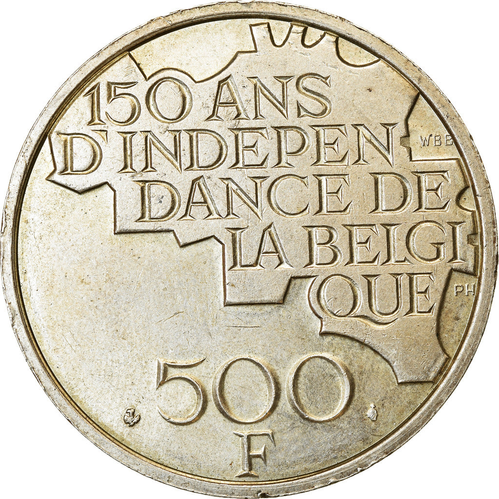 Münze, Belgien, 500 Francs, 500 Frank, 1980, Brussels, SS, Silver Clad