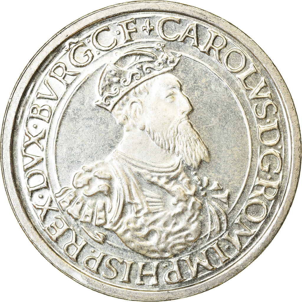 Coin, Belgium, 5 Ecu, 1987, MS(63), Silver, KM:166