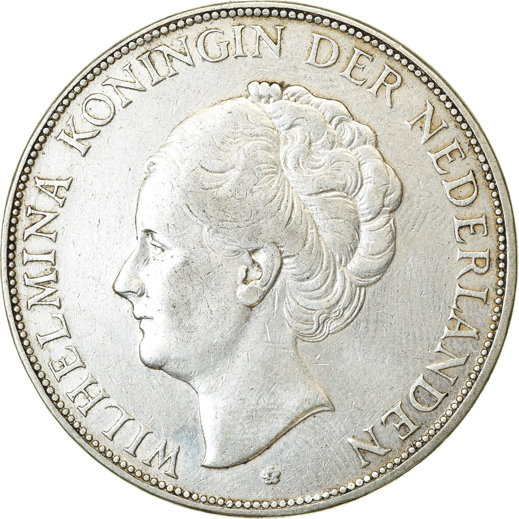 Münze, Niederlande, Wilhelmina I, 2-1/2 Gulden, 1932, SS, Silber, KM:165