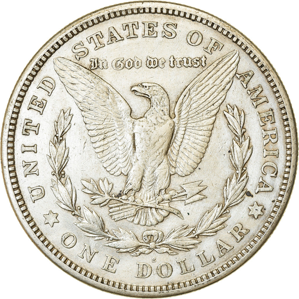Moneta, Stati Uniti, Morgan Dollar, Dollar, 1921, San Francisco, BB, Argento
