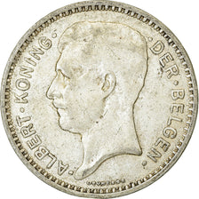 Moneta, Belgio, 20 Francs, 20 Frank, 1934, MB+, Argento, KM:104.1