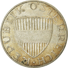 Moneta, Austria, 10 Schilling, 1958, VF(30-35), Srebro, KM:2882
