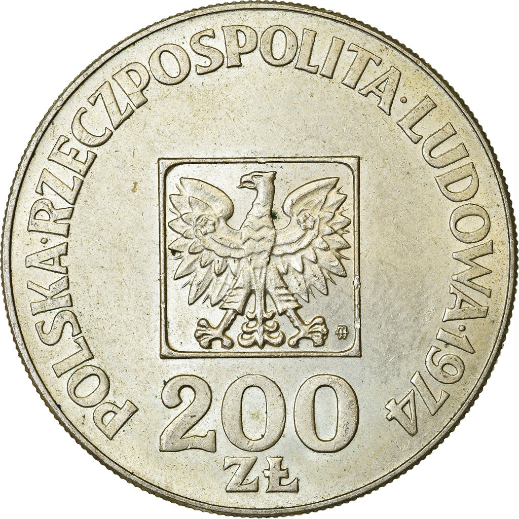 Monnaie, Pologne, 200 Zlotych, 1974, Warsaw, SUP, Argent, KM:72