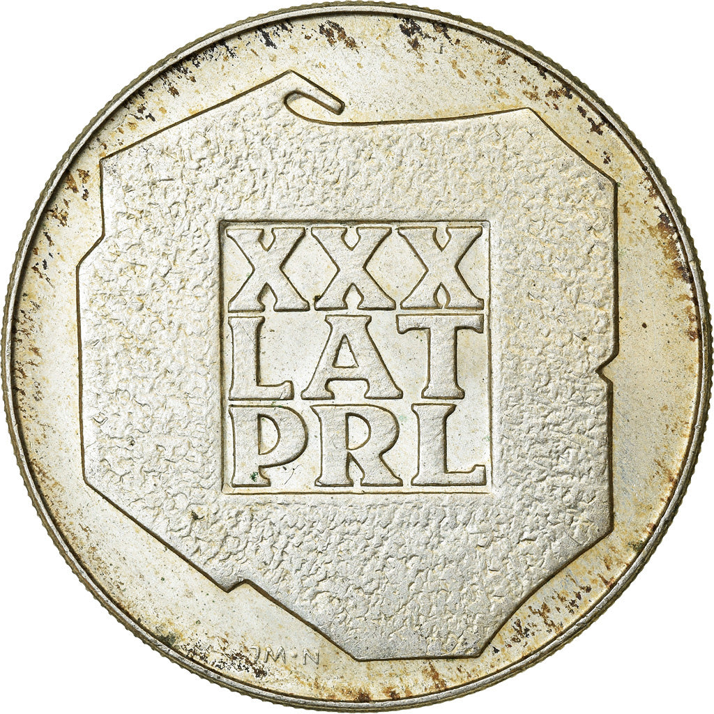 Moneda, Polonia, 200 Zlotych, 1974, Warsaw, EBC, Plata, KM:72