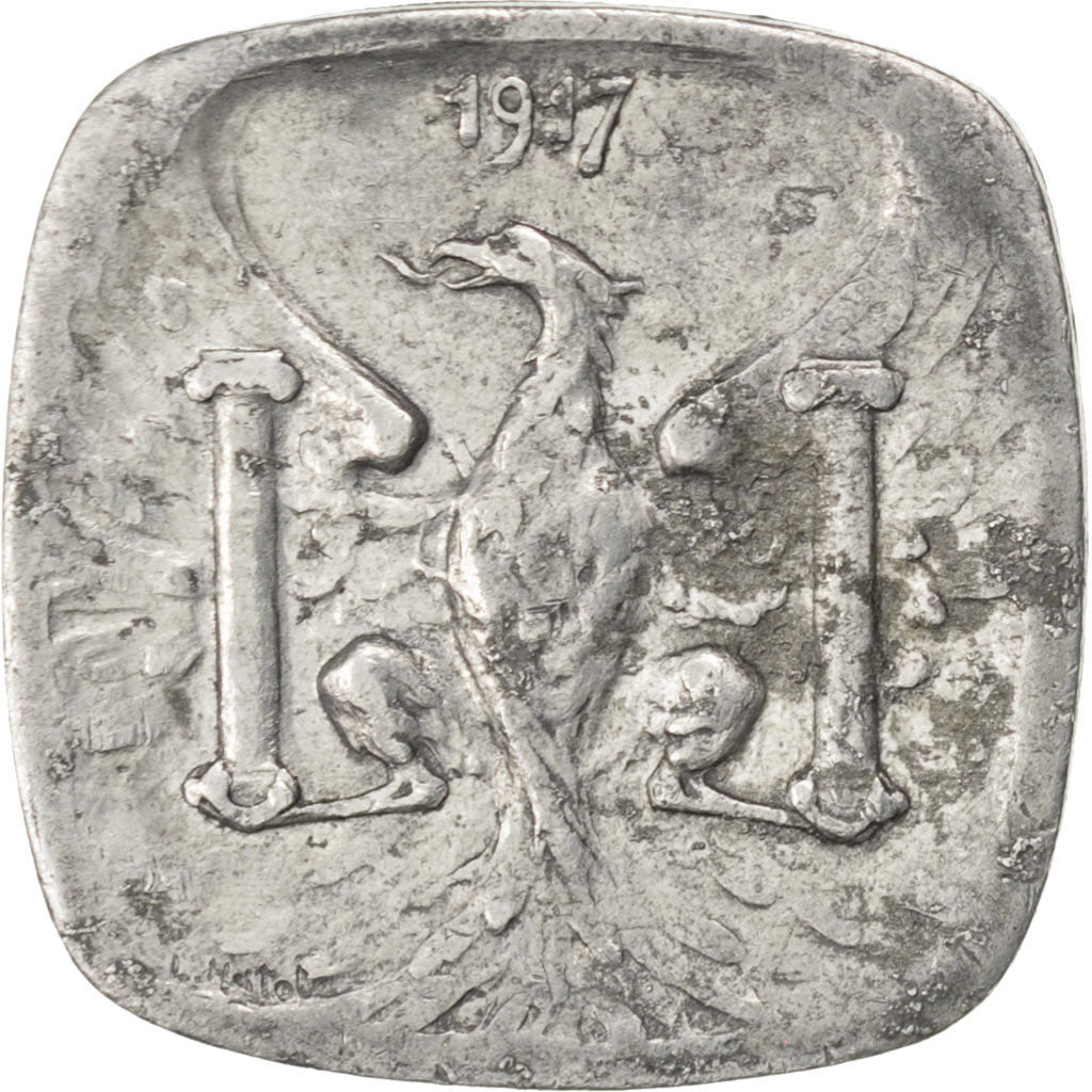 Besançon, 10 Centimes 1917, Elie 10.2