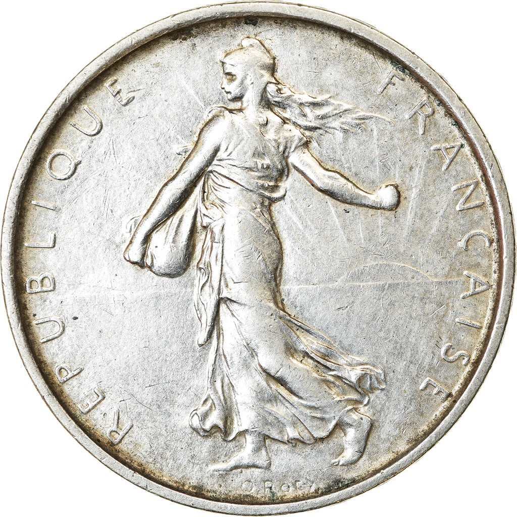 Moneta, Francia, Semeuse, 5 Francs, 1968, Paris, BB+, Argento, KM:926
