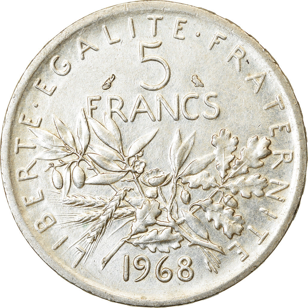 Monnaie, France, Semeuse, 5 Francs, 1968, Paris, SUP, Argent, Gadoury:770