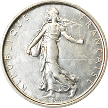 Munten, Frankrijk, Semeuse, 5 Francs, 1969, UNC, Zilver, KM:926, Gadoury:770