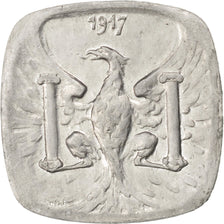France, 10 Centimes, 1917, EF(40-45), Aluminium, Elie #10.2, 1.12