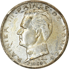 Monnaie, Monaco, Rainier III, 5 Francs, 1960, TTB, Argent, Gadoury:MC 152