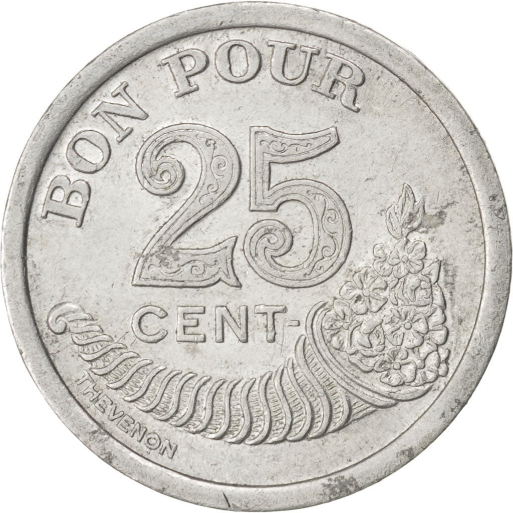 Béziers, Société du Grand Café Glacier, 25 Centimes 1921, Elie 55.3