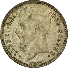 Munten, België, 20 Francs, 20 Frank, 1934, FR+, Zilver, KM:103.1