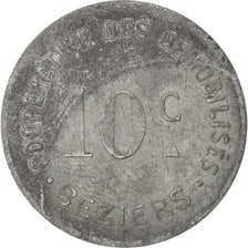France, 10 Centimes, VF(20-25), Zinc, Elie #25.2, 3.48