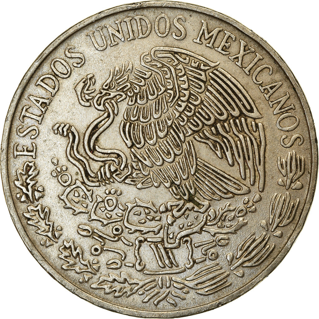 Moneta, Messico, 5 Pesos, 1976, Mexico City, BB, Rame-nichel, KM:472