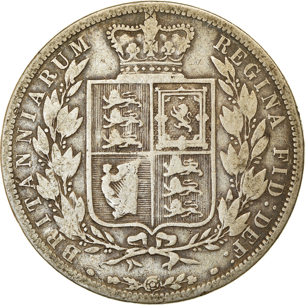 Coin, Great Britain, Victoria, 1/2 Crown, 1884, London, VF(20-25), Silver