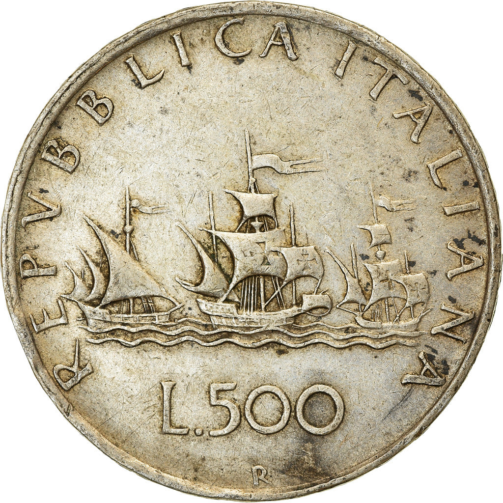 Moneta, Italia, 500 Lire, 1960, Rome, BB, Argento, KM:98