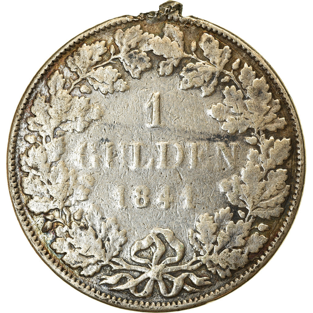 Coin, German States, BAVARIA, Ludwig I, Gulden, 1841, VF(20-25), Silver, KM:788