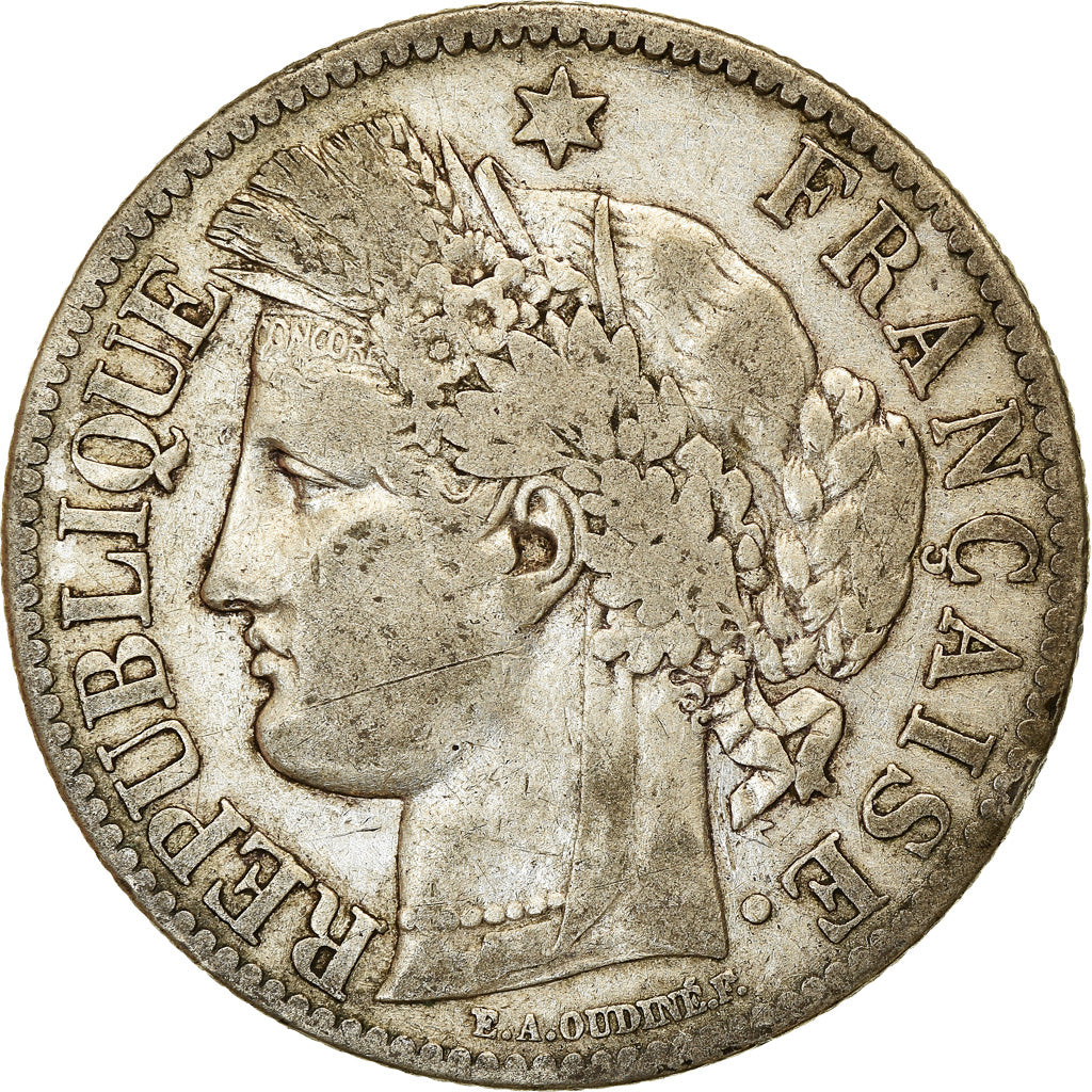 Monnaie, France, Cérès, 2 Francs, 1881, Paris, TB, Argent, Gadoury:530a