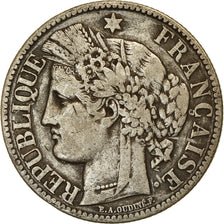 Munten, Frankrijk, Cérès, 2 Francs, 1881, Paris, FR+, Zilver, KM:817.1