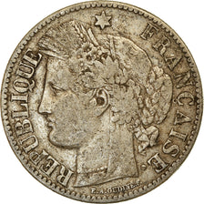 Münze, Frankreich, Cérès, 2 Francs, 1887, Paris, S, Silber, KM:817.1