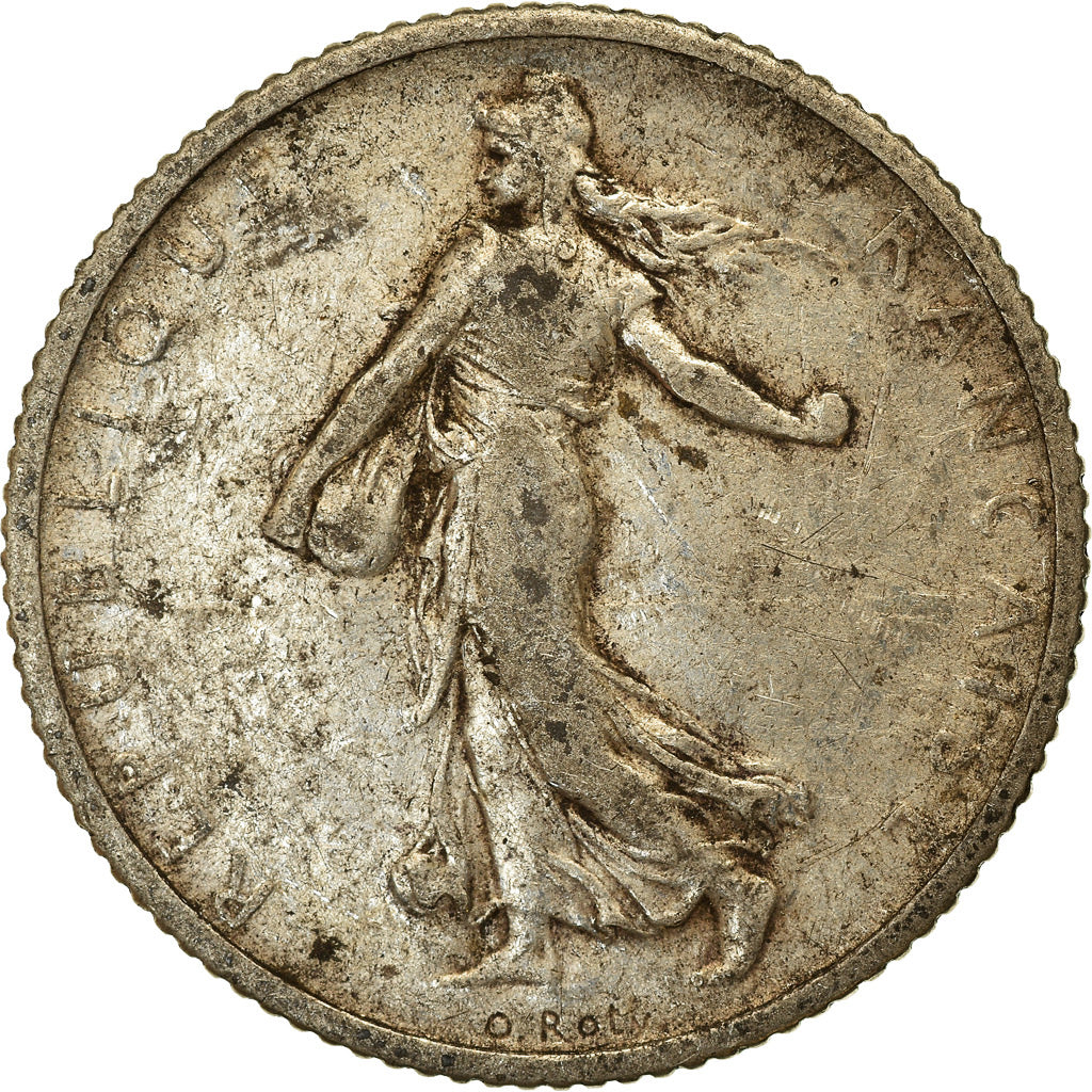 Coin, France, Semeuse, Franc, 1903, Paris, VF(20-25), Silver, KM:844.1