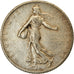 Coin, France, Semeuse, Franc, 1909, Paris, EF(40-45), Silver, KM:844.1