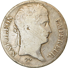 Moneda, Francia, Napoléon I, 5 Francs, 1811, Paris, BC+, Plata, KM:694.1