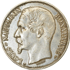 Moneta, Francia, Napoléon III, 5 Francs, 1852, Paris, BB, Argento, KM:773.1