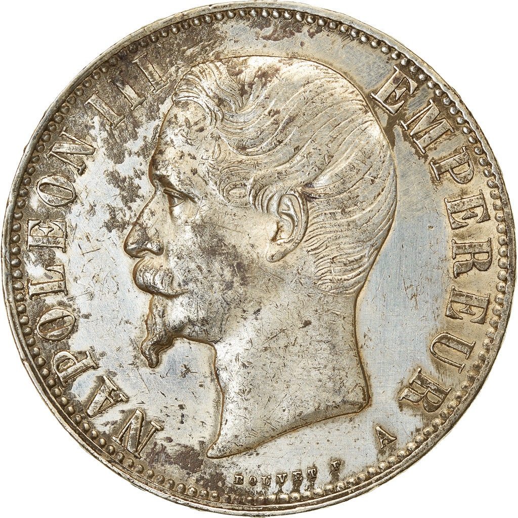 Münze, Frankreich, Napoleon III, Napoléon III, 5 Francs, 1856, Paris, SS+